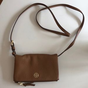 Tory Burch pebbled cross body bag